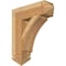 Ekena Millwork Thorton Arts & Crafts Rough Sawn Bracket, Western Red Cedar, 6"W x 22"D x 26"H BKT06X22X26THR03RWR - alternate 1